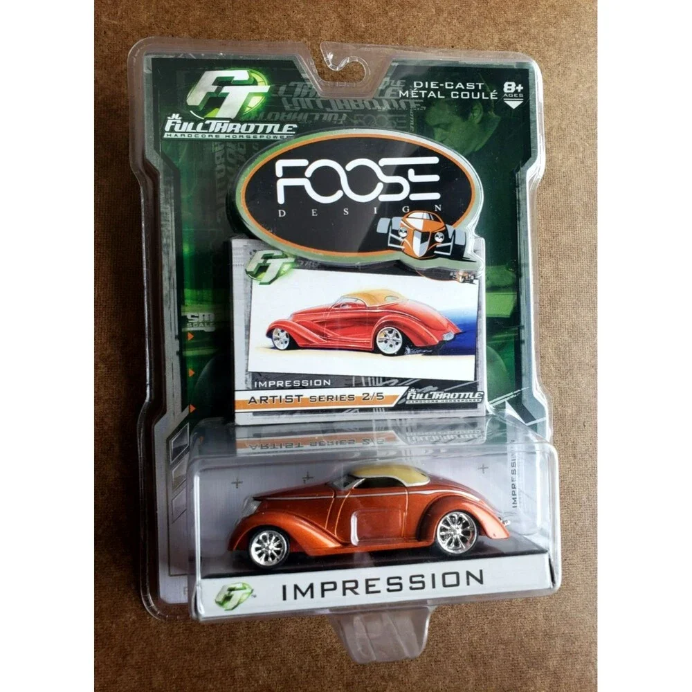2006 JL FULL THROTTLE IMPRESSION Orange FOOSE DESIGN ARTIST SERIES #2/5 Die-Cast